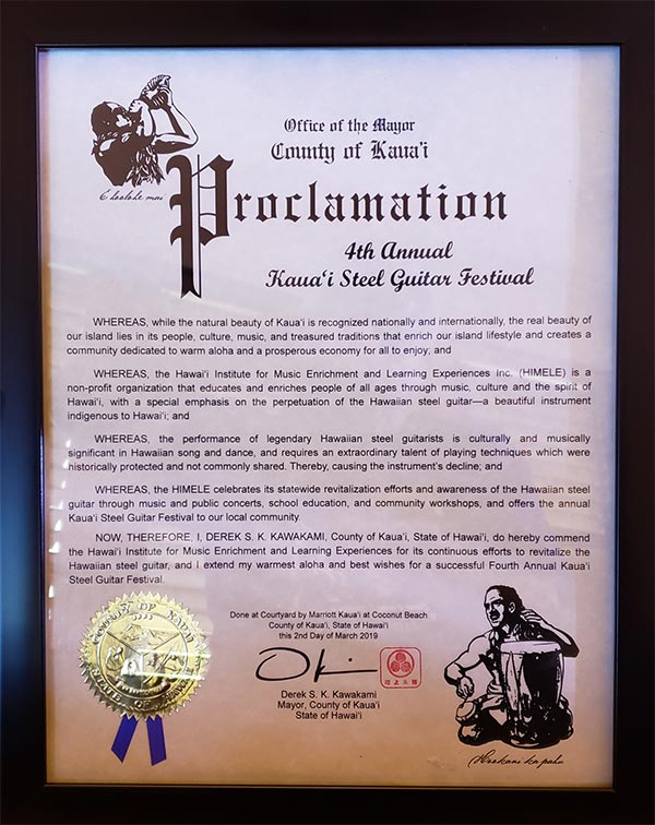2019 Proclamation